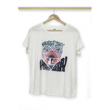 TSHIRT CŒUR GRAPHIQUE