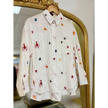 CHEMISE OMAR BRODERIE