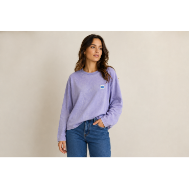 SWEAT-SHIRT TRINKLE parme