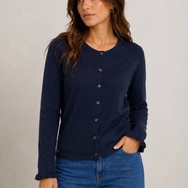 GILET MONET bleu marine