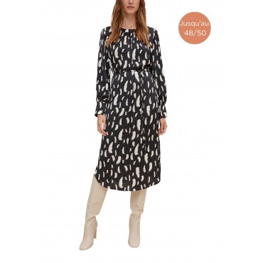 ROBE KLEID NOIR ET BLANC